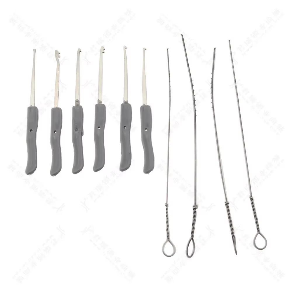 Ensemble d'extracteur de clé cassée, outil de serrurier, retrait de clé, crochets de retrait, ensemb