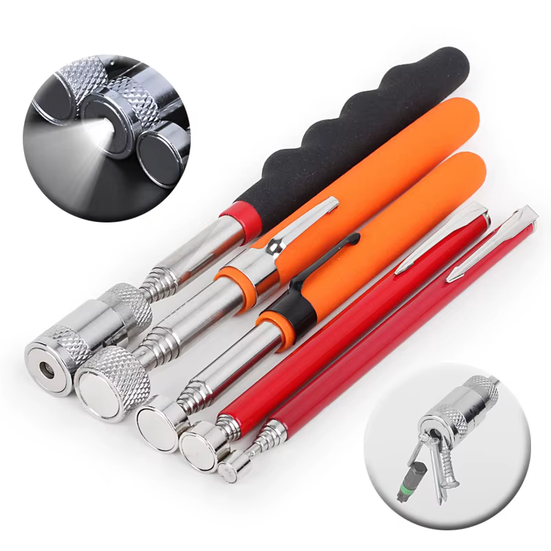 Mini outils de ramassage magnétiques télescopiques, poignée portable réglable, stylo extensible à lo