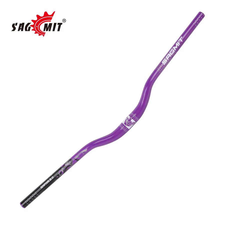 Guidon de VTT SAGMIT à hauteur surélevée, finition givrée, hauteur de levage 60 mm, pièces VTT pour 