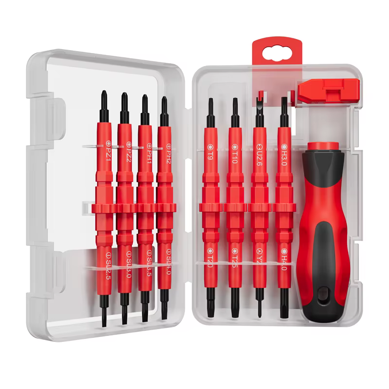 Jeu de tournevis isolés 18-31 en 1, kit d'outils d'entretien pour électriciens, embouts CRV magnétiq