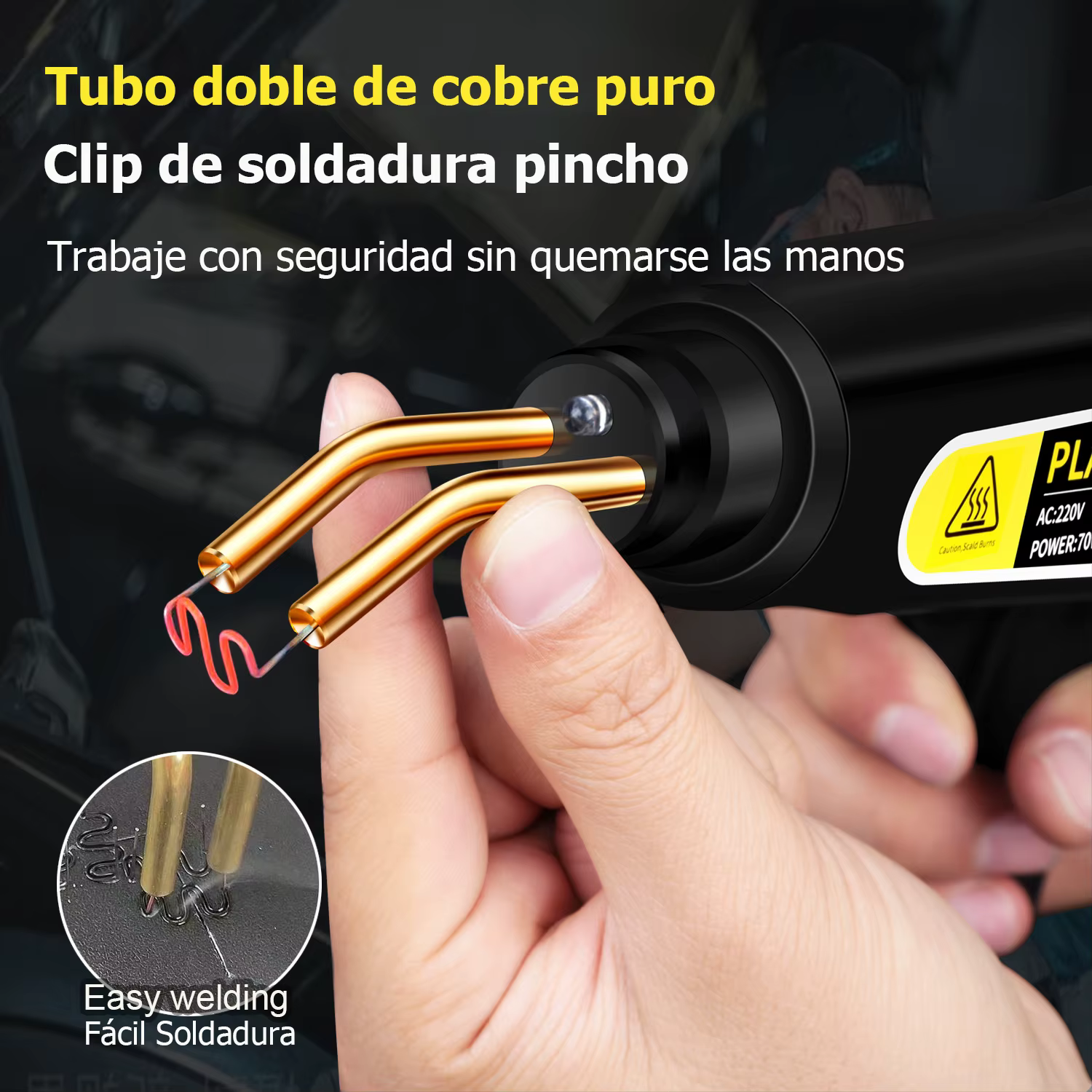 Nouvelle Machine à souder le plastique réparation de pare-chocs de voiture soudeur plastifieuse ther
