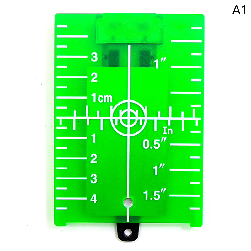 Plaque de carte cible Laser en plastique pour niveau Laser vert rouge pour Lasers de ligne plaque ma