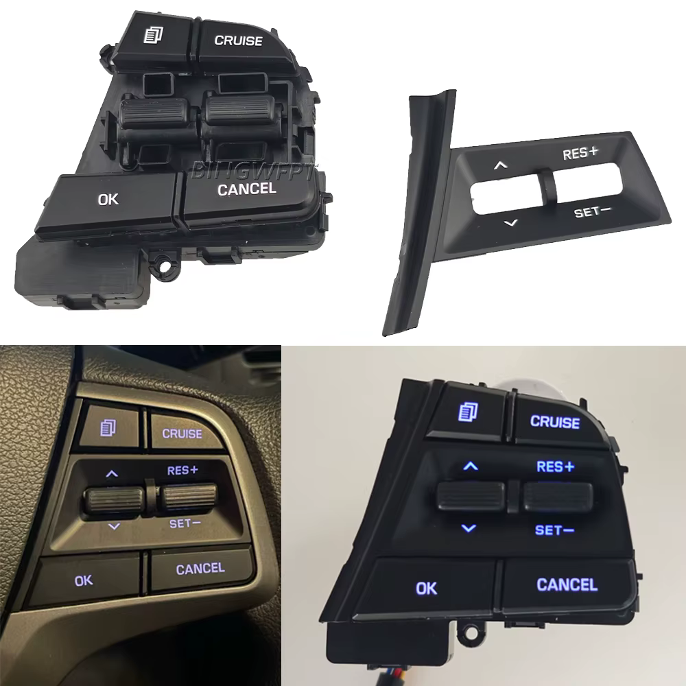 Joli de régulateur de vitesse au volant, bouton droit pour Hyundai Accent 1.6L, 2019, 2020, 2021, 20