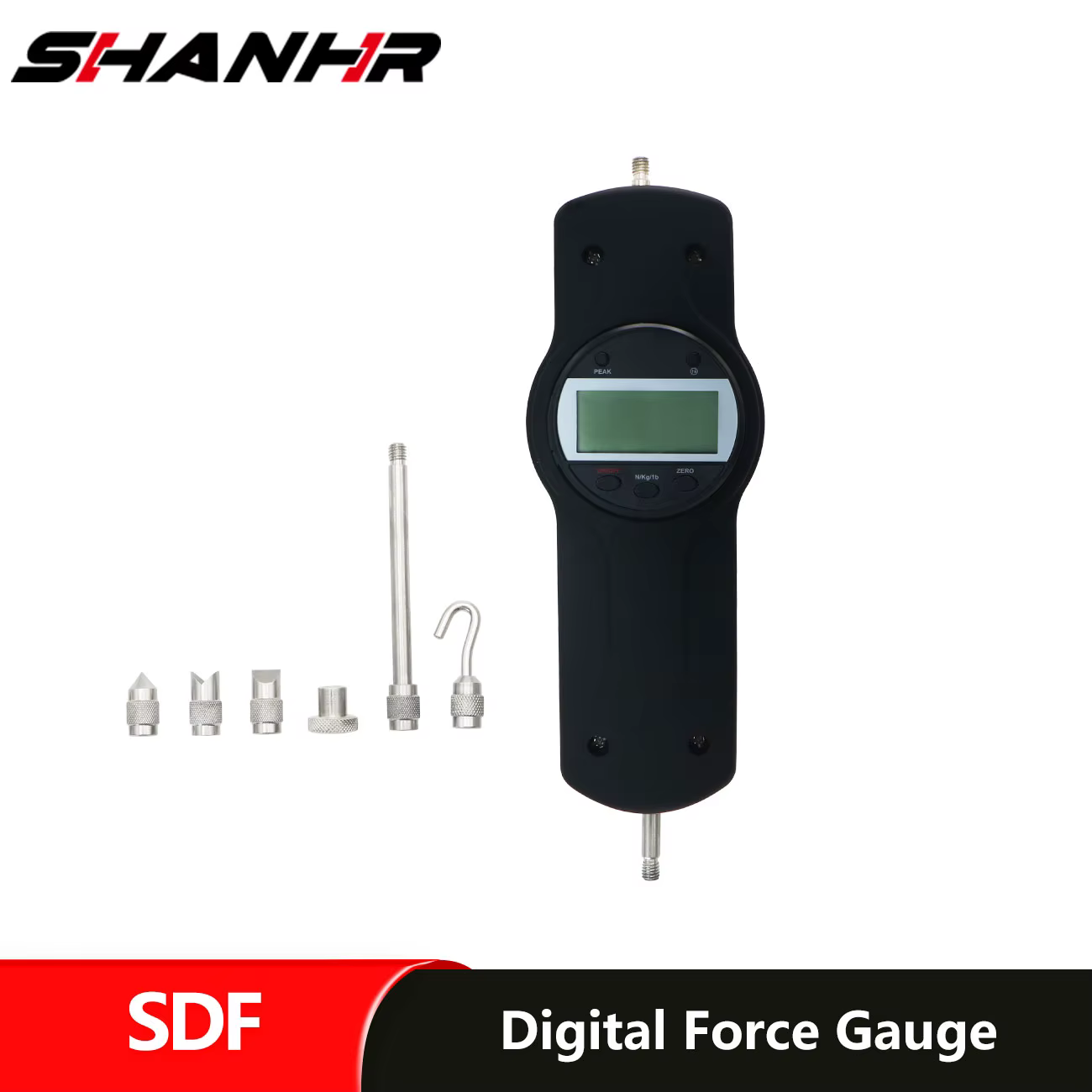 SHANHR compteur de Force numérique Portable dynamomètre jauge de traction numérique Instruments de m