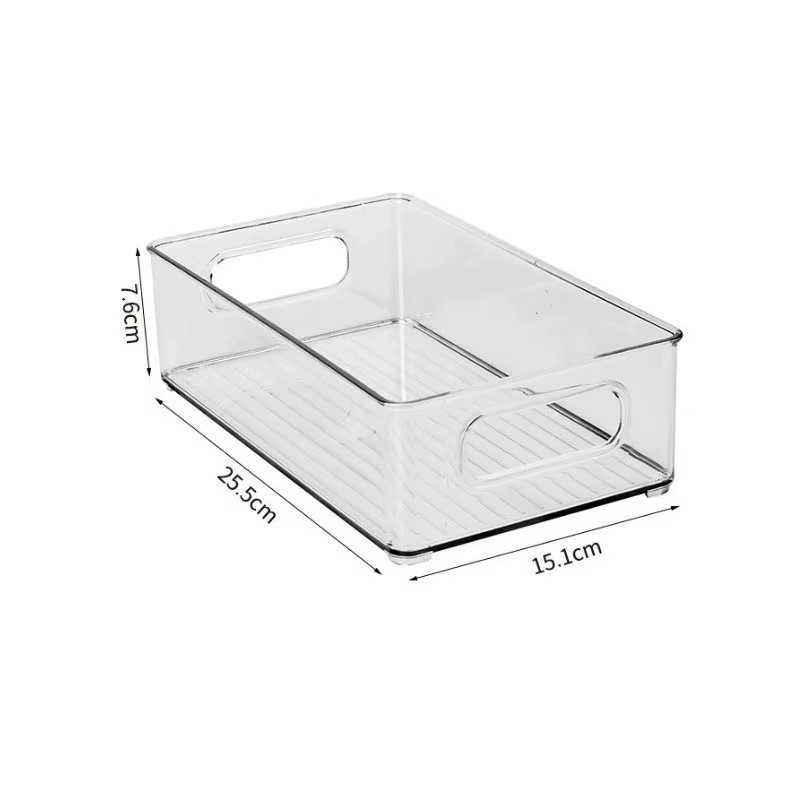 Bac à légumes en plastique boîte transparente réfrigérateur bac à légumes boîte de rangement cosméti