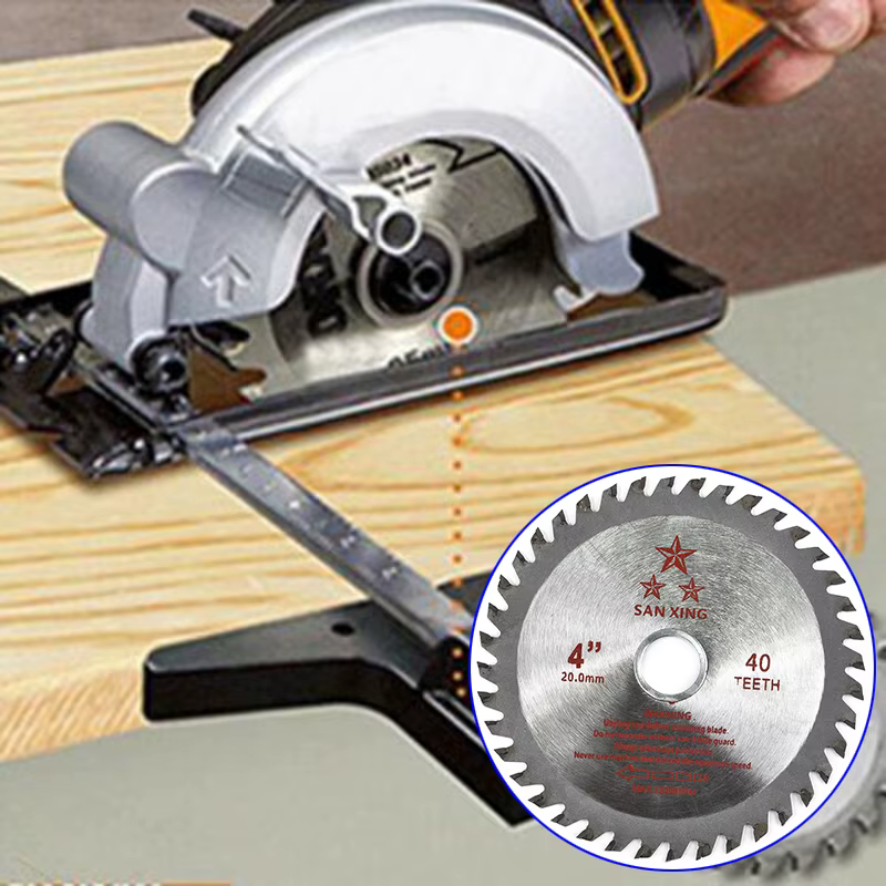 Lame de Scie Circulaire en Alliage, 4.5 Pouces, 115mm, 40 Dents pour Meuleuse d'Angle, Coupe du Bois