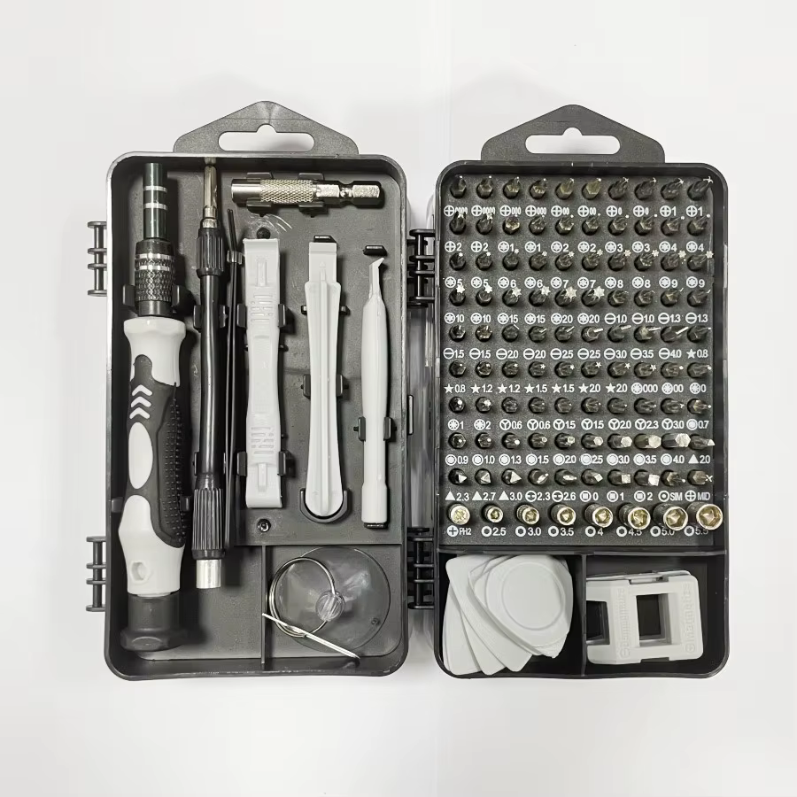 Jeu de tournevis isolés multifonctionnels 115 en 1, outils de réparation électroniques pour ordinate