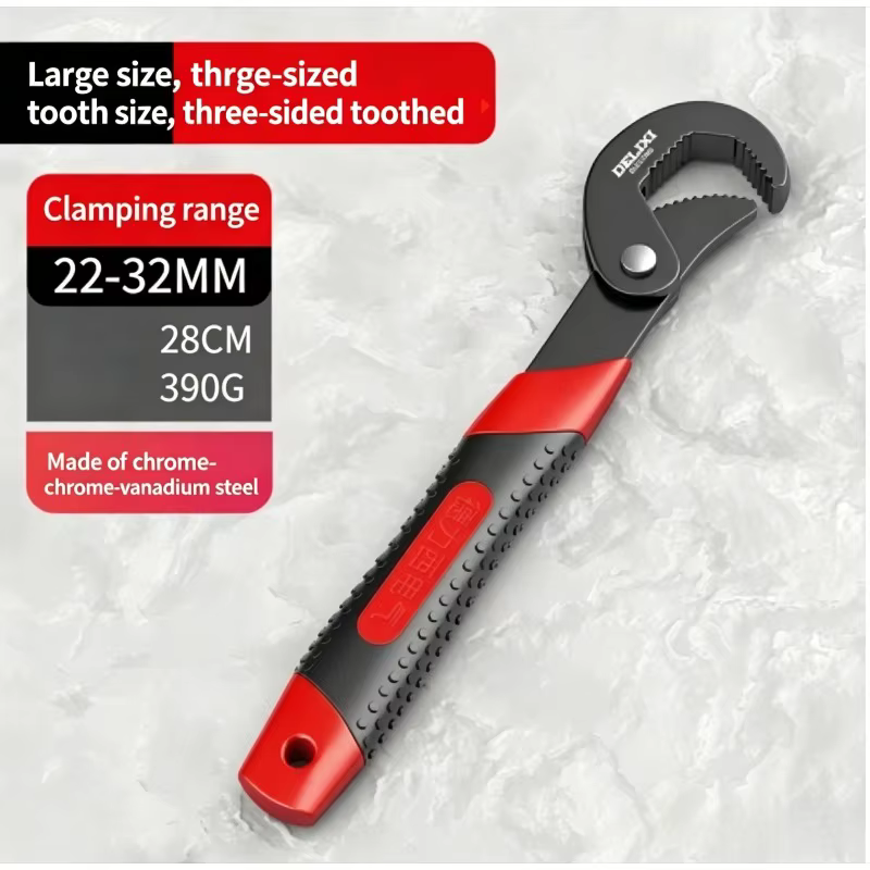 Clé à molette électrique universelle réglable multifonctionnelle, pince à tuyaux, kit d'outils de ré