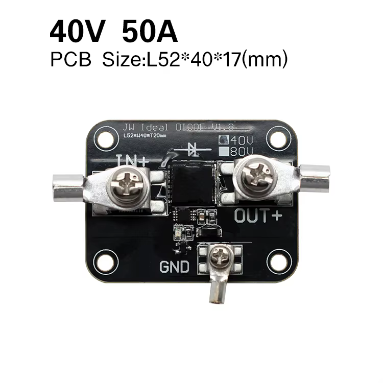Diode Enerkey Ideal 1.5mR 40V 80V 50A pour courant suffisant, applications photovoltaïques, stations