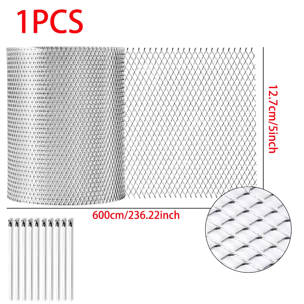 1 pièces garde aluminium gouttière garde de feuilles gouttière couvre écran feuille gouttière garde