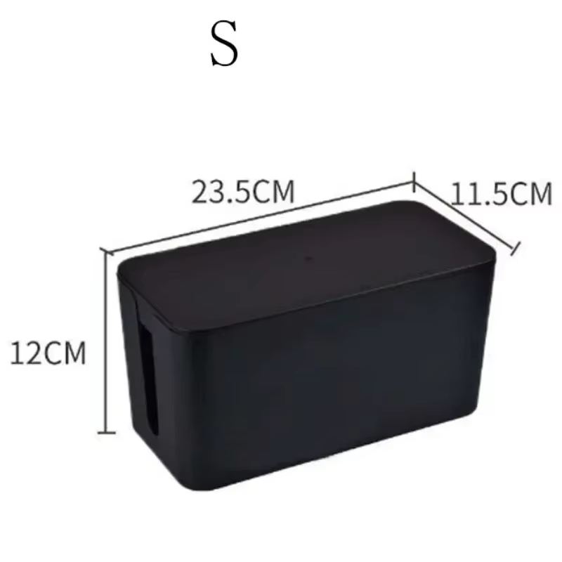 Boîte de rangement pour câbles, boîte de rangement pour multiprises de bureau, boîte de rangement an