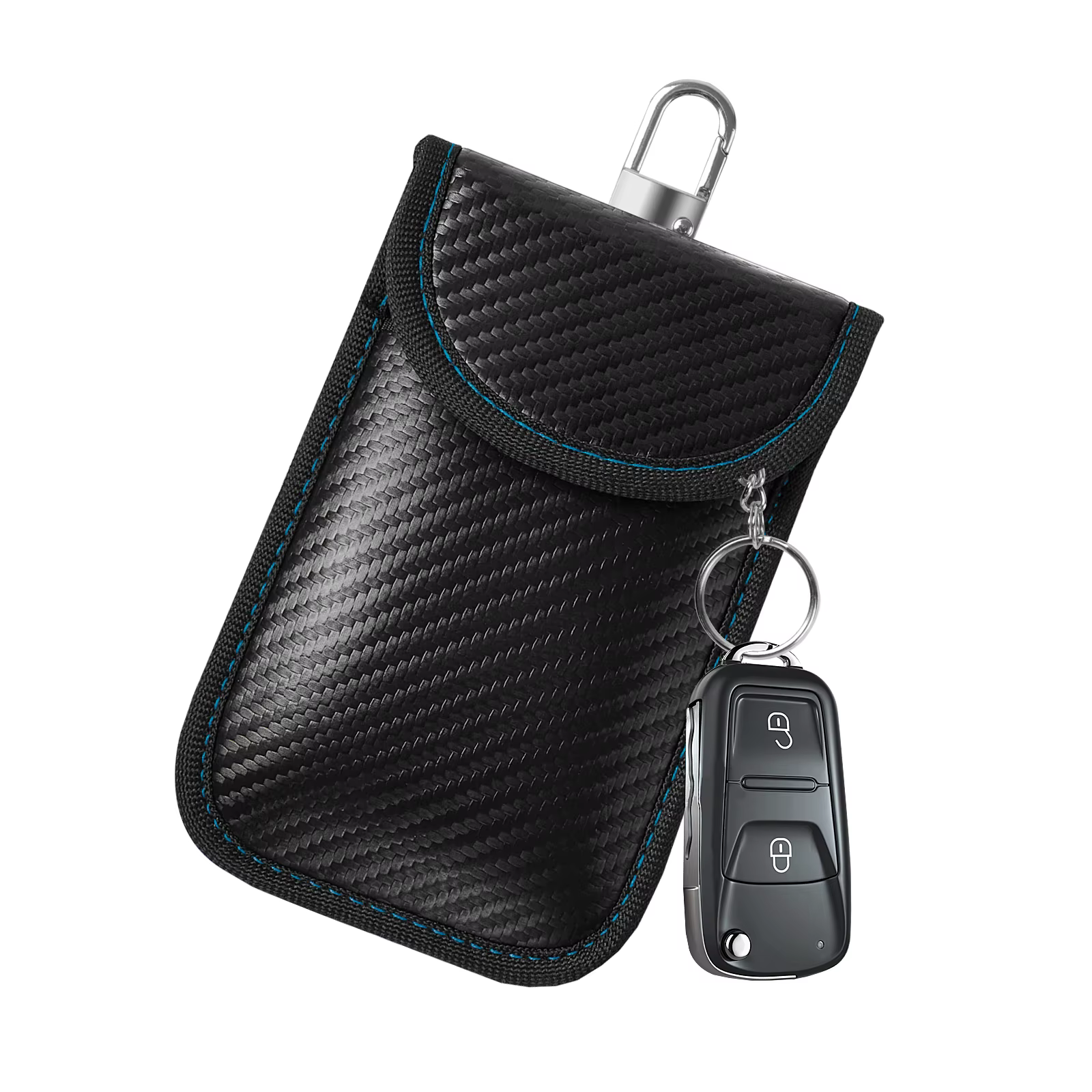 Pochette Faraday pour clés de voiture, protection contre les signaux RFID, porte-clés, protection en