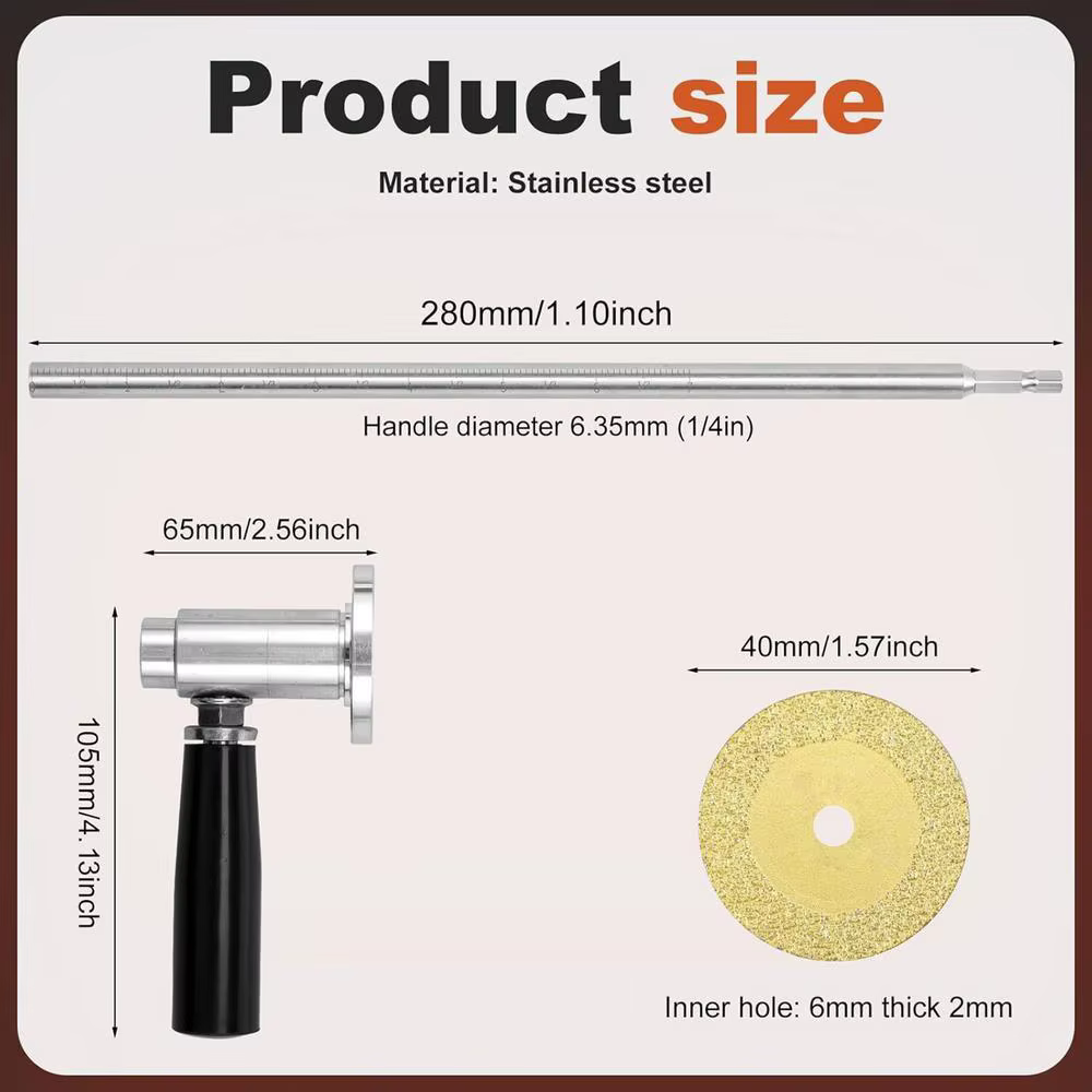 Coupe-tuyau PVC, coupe-tuyau PVC interne, coupe-tuyau interne avec longueur de coupe réglable, insta
