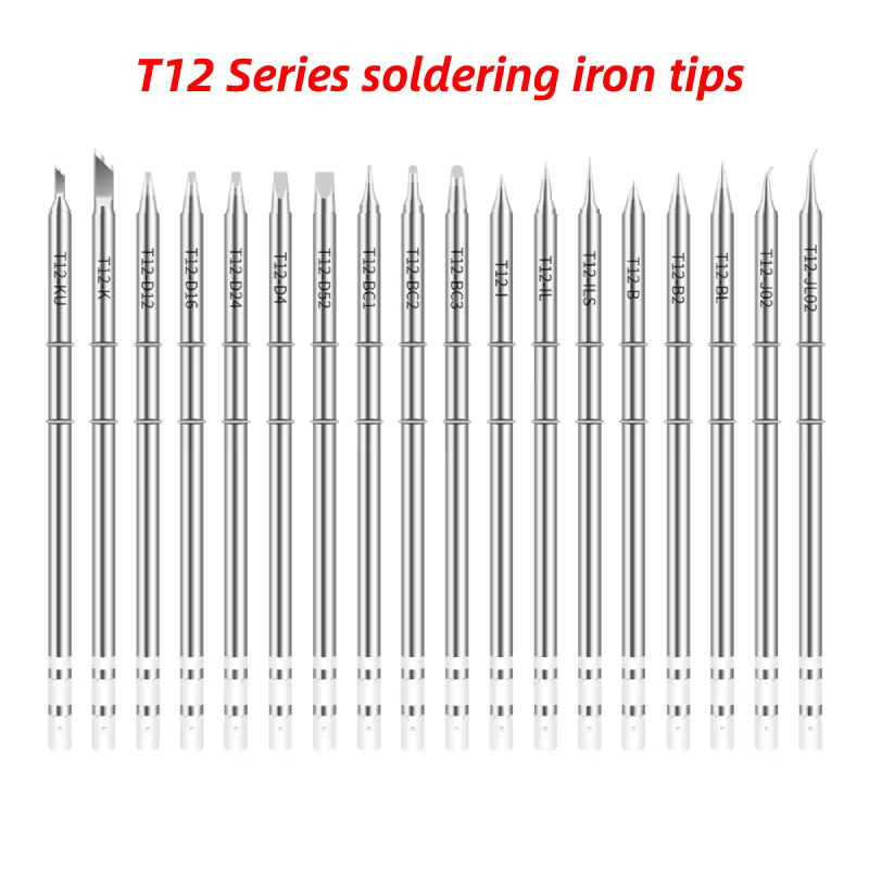 Pointes de fer à souder T12, outils de soudage, fer à souder électrique pour Kits de Station de soud