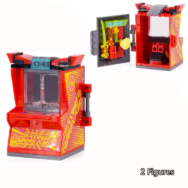 Ninja rétro Mini Console de jeu d'arcade blocs de construction KAI JAY ZANE modèle briques enfants K