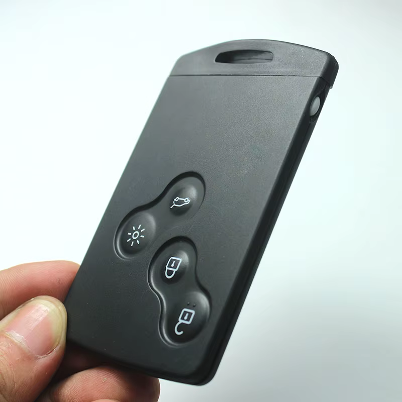 Carte-clé télécommande intelligente sans clé pour voiture Renault, puce 4A, 433Mhz, compatible avec 