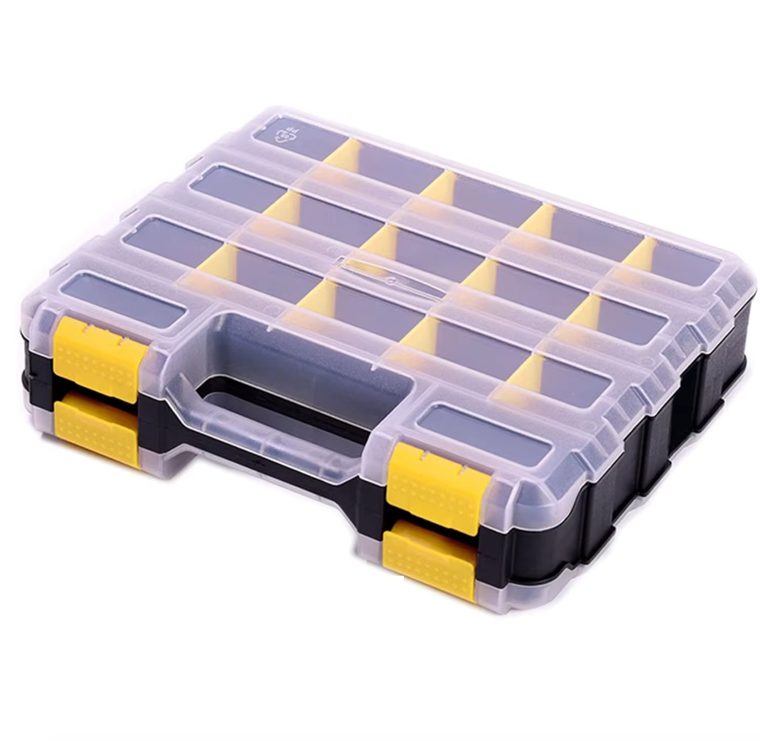 Boîte à outils portable avec compartiments, boîtes à petites pièces, grande capacité, en plastique é