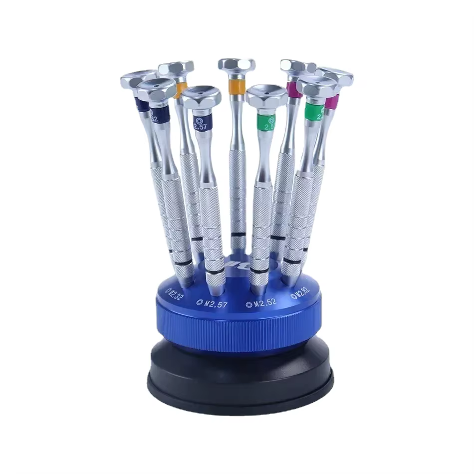 9 pièces de bonne qualité tournevis de réparation optique ensemble de tournevis à écrou tournevis pr