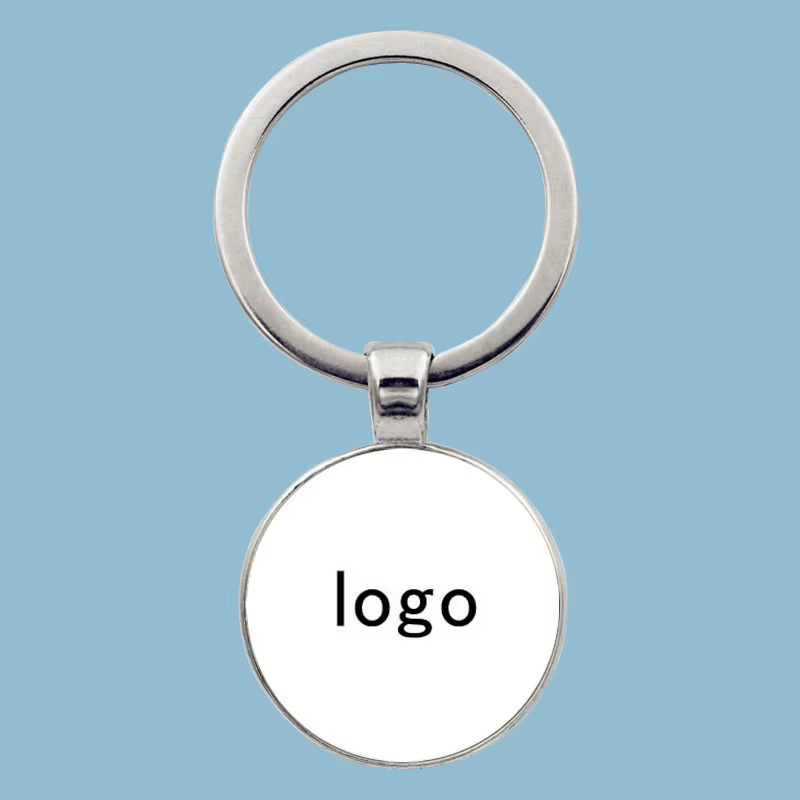 Porte-clés avec Logo personnalisé, personnalisation du Logo de l'entreprise, Photo couleur noir et b