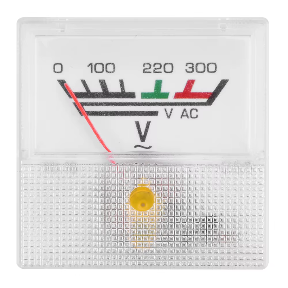 Ampèremètre DC Analogique Courant Mètre Panneau Pointeur Mécanique Type 10A 20A 30A 50A Tension Cour