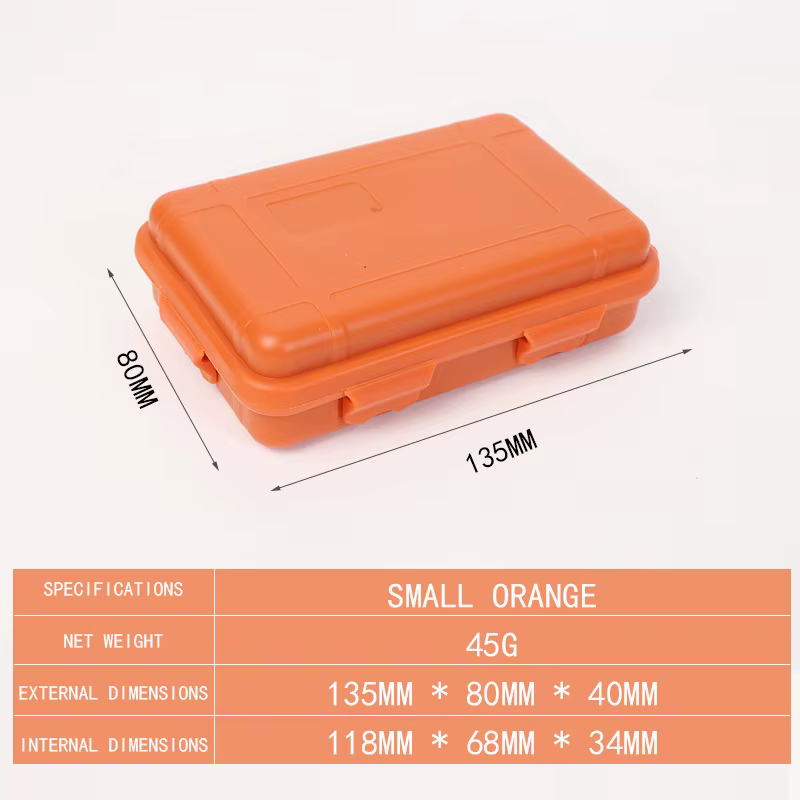 EDC – boîte rigide pour outils, petit organisateur avec mousse antichoc, boîte scellée étanche, cont
