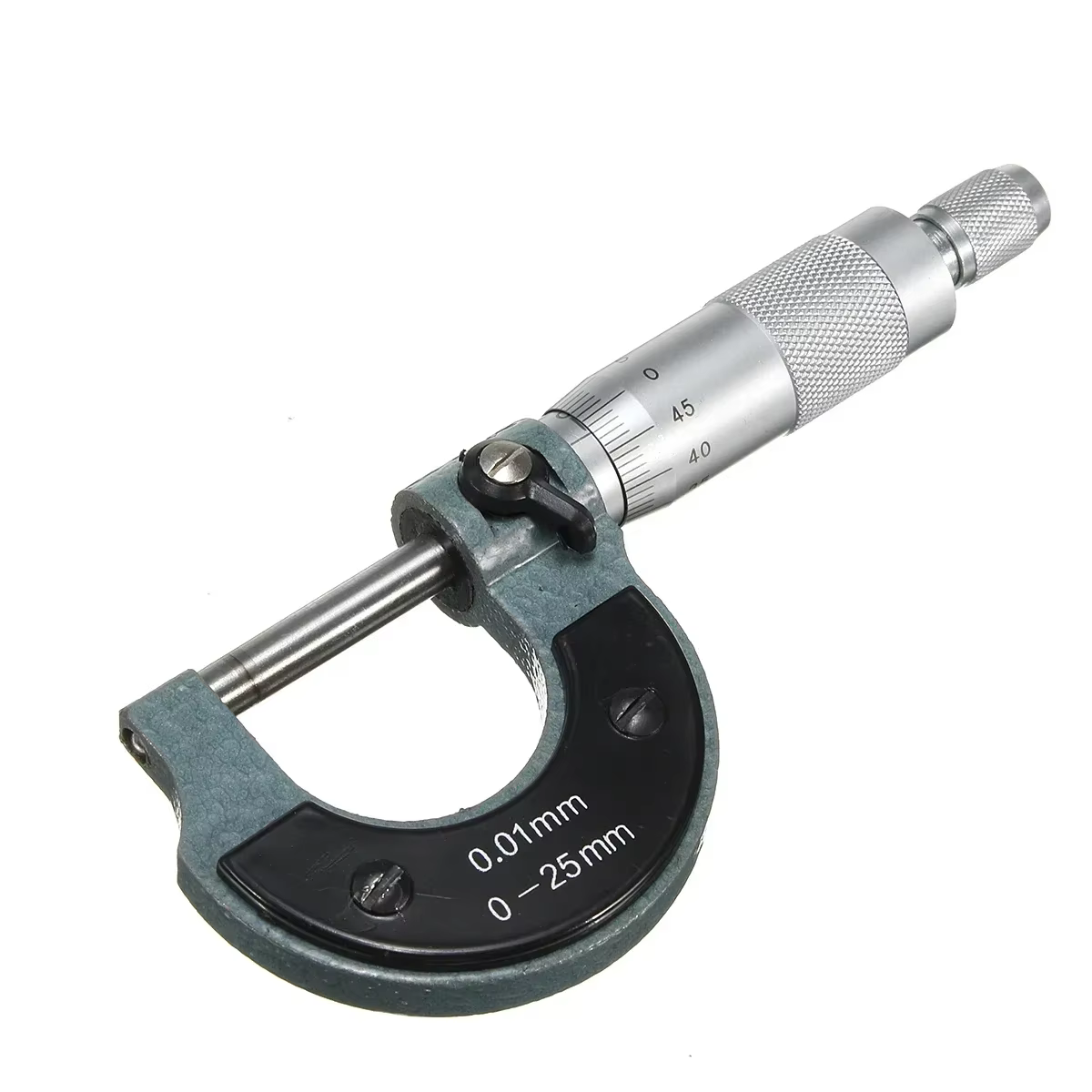 Micromètre extérieur métrique avec boîtier, outil de mesure précis 0,01 mm 0-25 mm pour mécanicien