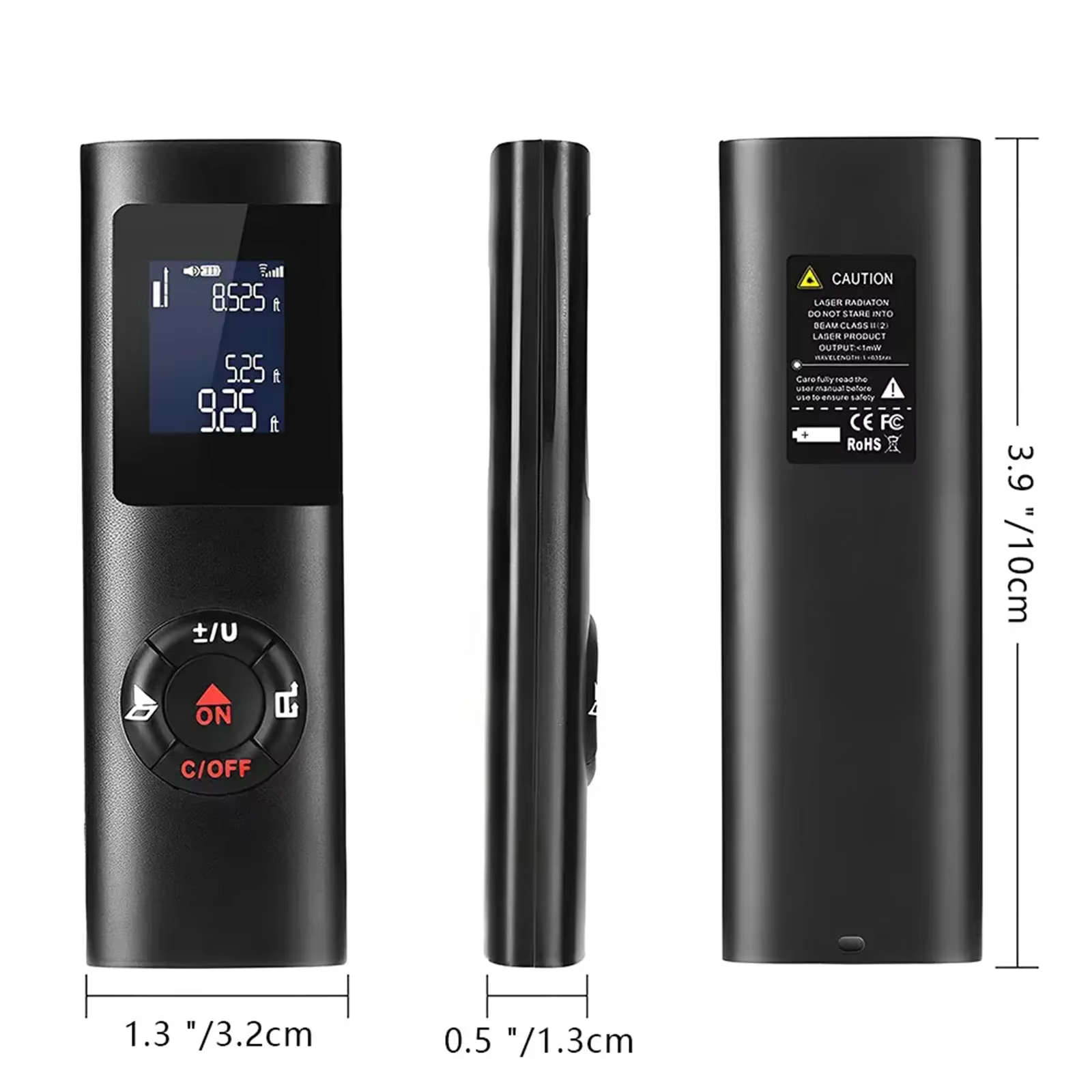 JQ40-Télémètre laser numérique portatif, 40 m, 60m
