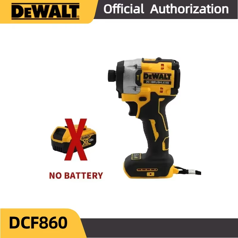 Tournevis électrique léger Dewalt DCF860, outil électrique utilisant une batterie 20V, tournevis com