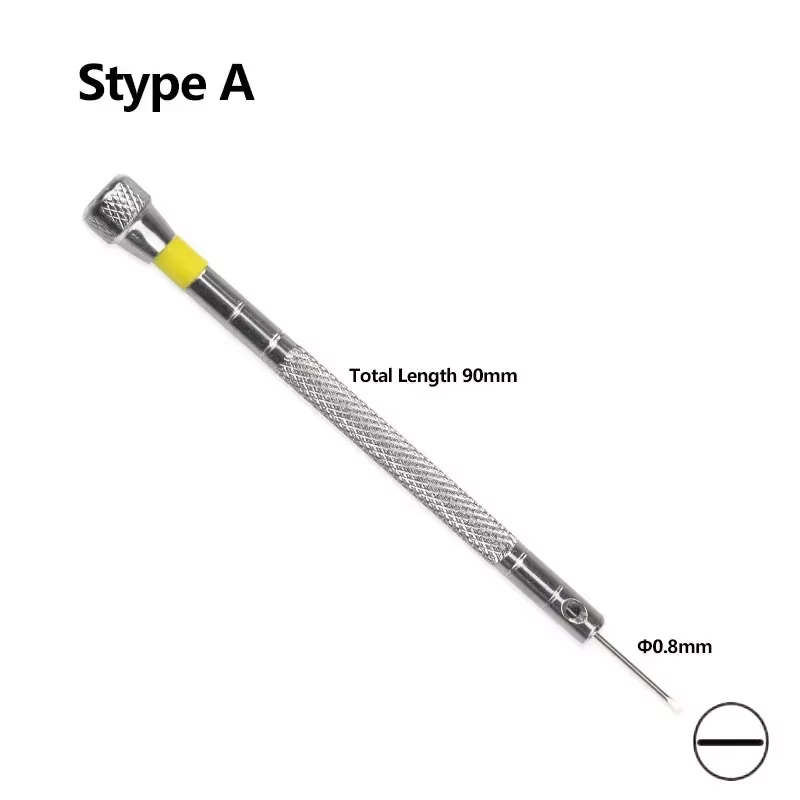 Petit tournevis en acier pour la réparation de lunettes de montre, outils à main portables, retrait 