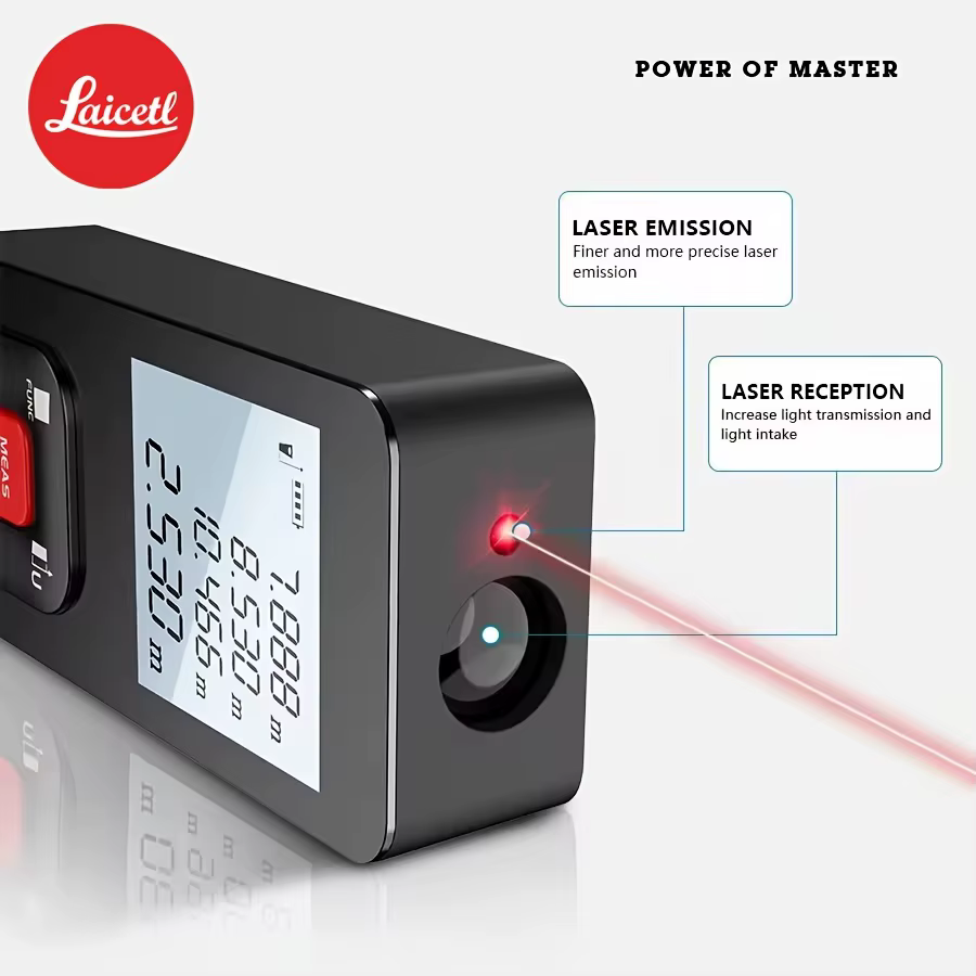 Outil de mesure télémètre laser longue distance - Dispositif de mesure précis pour la mesure de dist