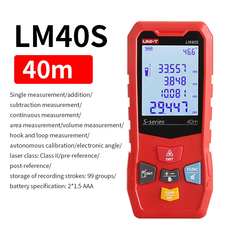 Télémètre Laser unité LM40S/60S/100S 40M télémètre télémètre à bande Laser télémètre numérique de co