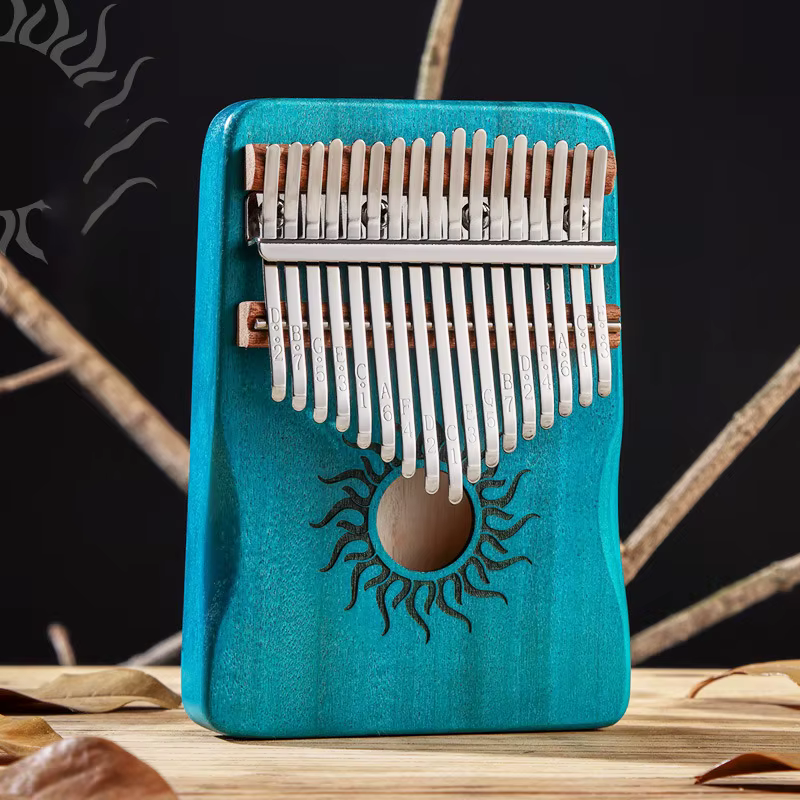 Hluru 17 touches Kalimba bois d'érable 21 touches pouce Piano Portable doigt Piano pour débutant Mbi
