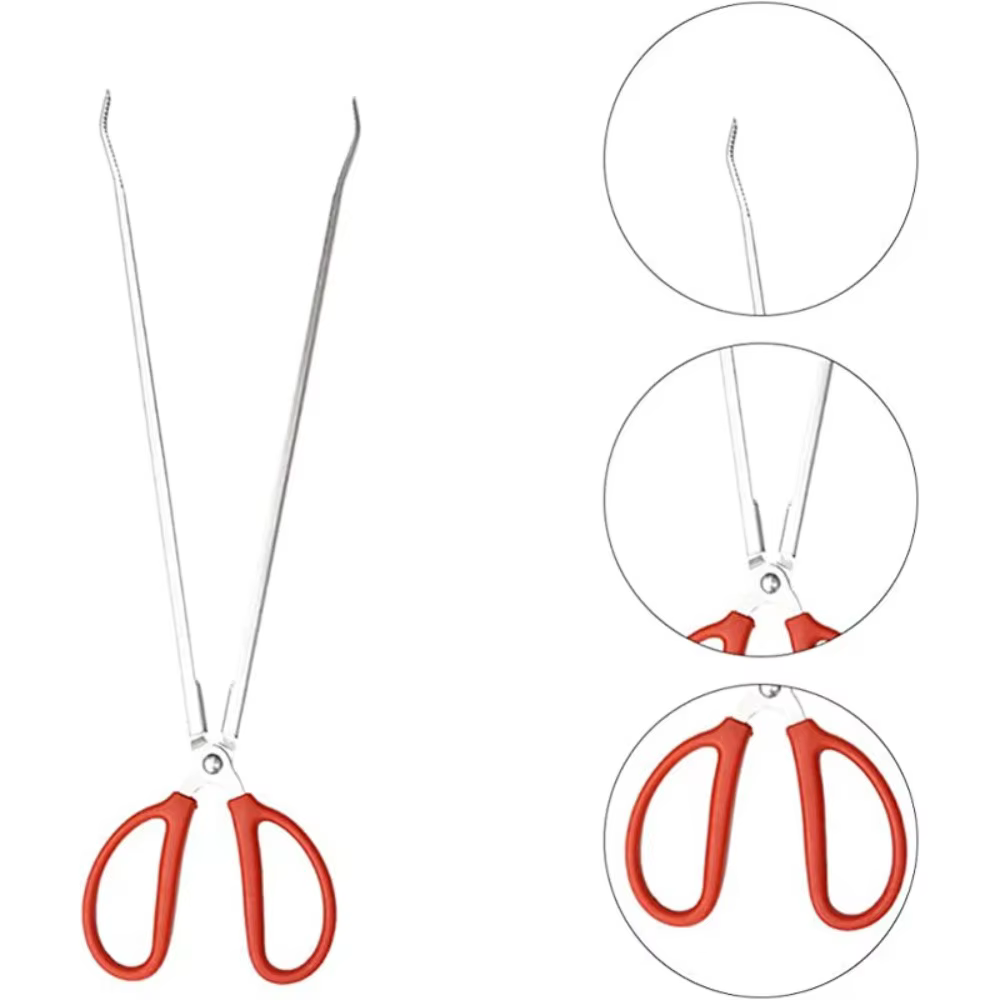 Pinces multifonctions en acier inoxydable, poignée rouge, pince à dents antidérapante pour l'extérie