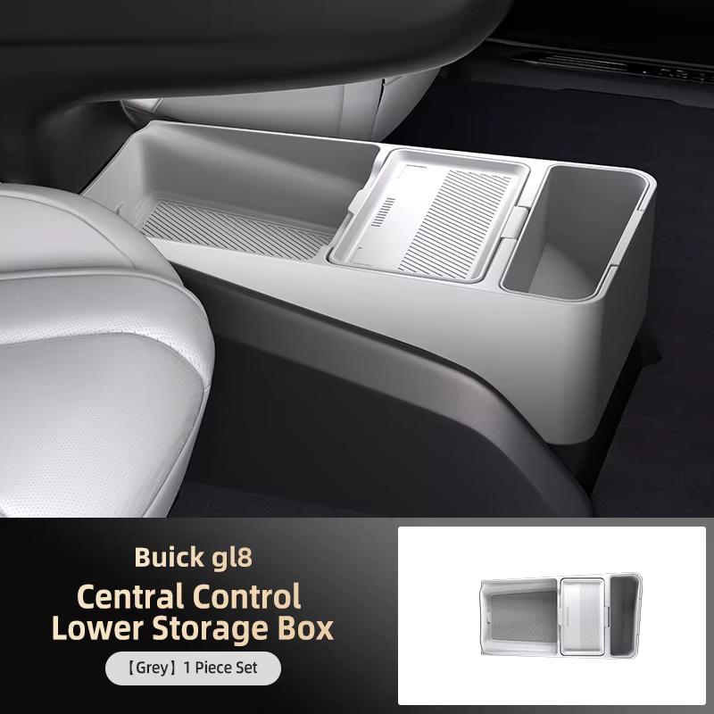 Boîte de rangement pour console centrale inférieure, organisateur pour Buick GL8 2024, gain de place
