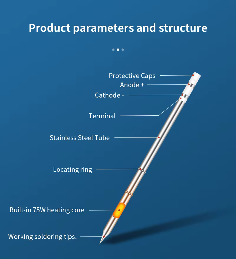 Pointes de fer à souder T12, outils de soudage, fer à souder électrique pour Kits de Station de soud