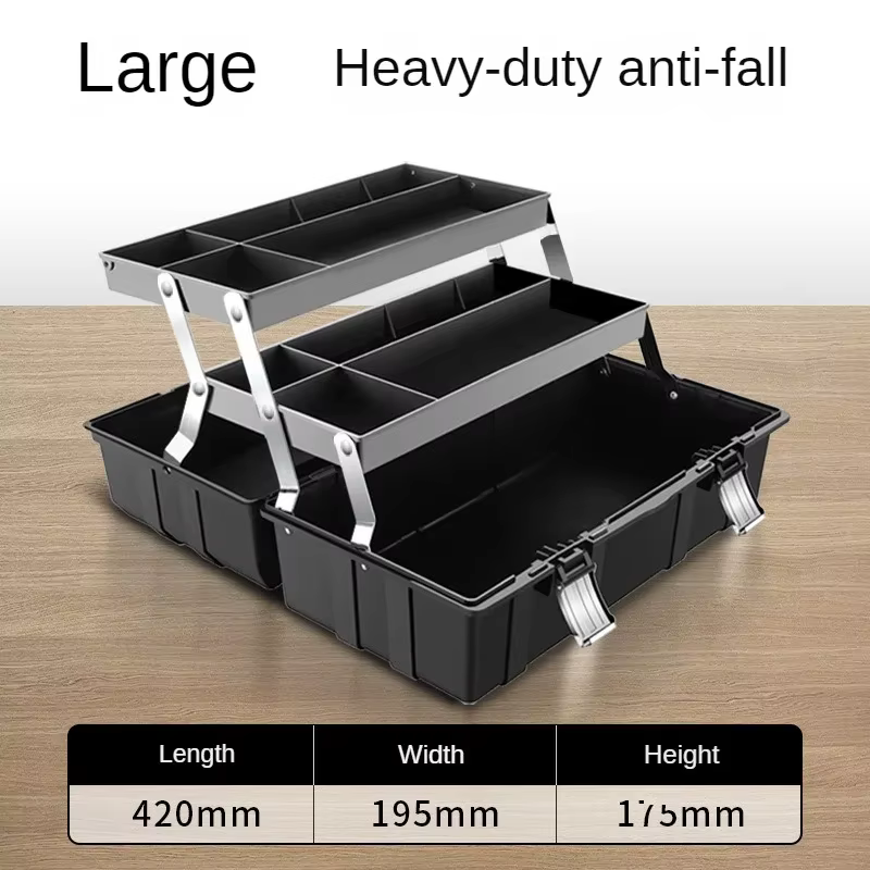 Boîtes de rangement pliantes multifonctionnelles pour outils d'électricien, accessoires d'outils de 