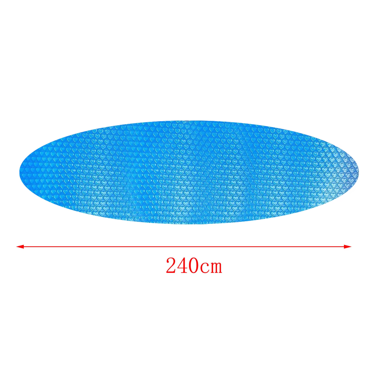 Couverture de piscine solaire ronde, imperméable à l'eau, anti-poussière, pour l'extérieur, film à b