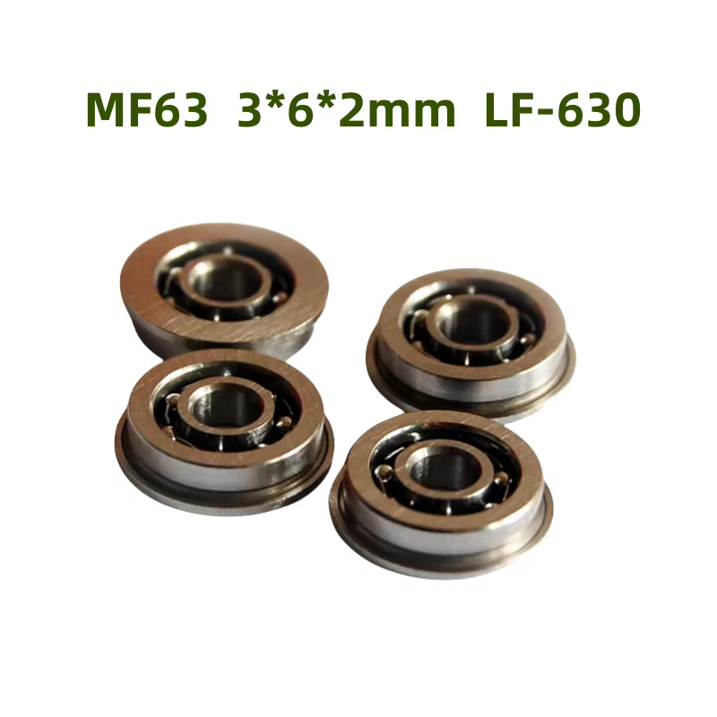 50 pcs MF63 roulement à bride ouverte LF-630 3*6*2mm roulements à billes à bride Miniature ABEC-5 3x