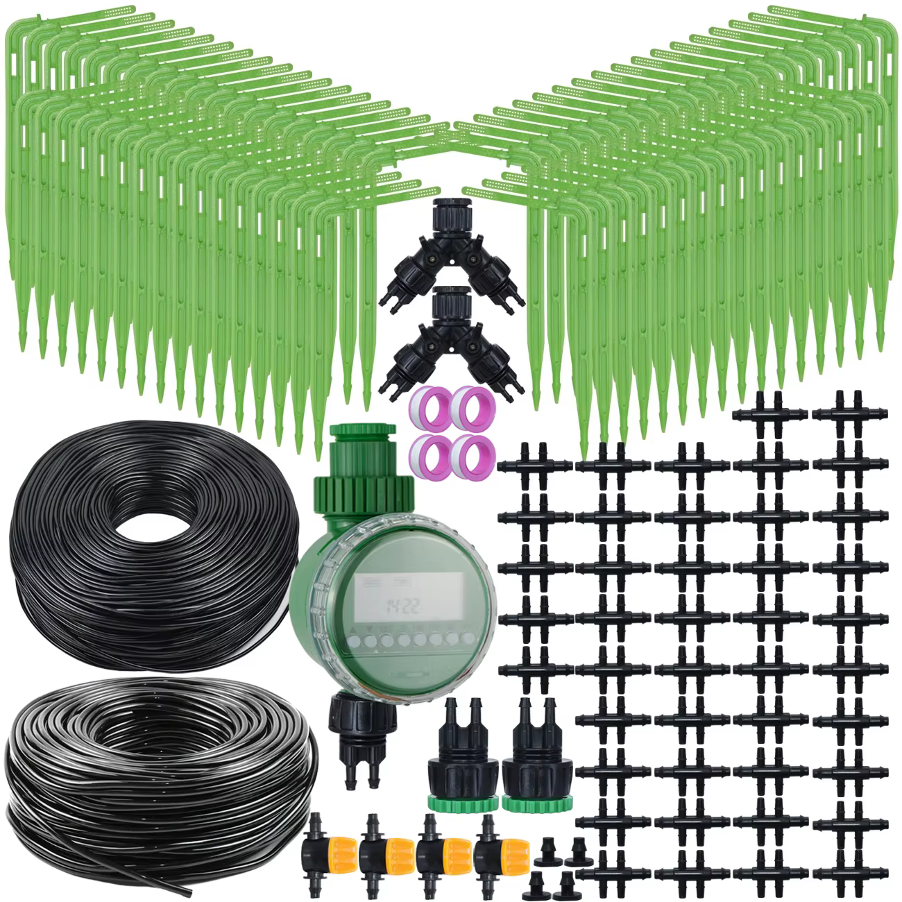 KESLA jardin 4/7mm à 3/5mm tuyau arrosage automatique système d'irrigation goutte à goutte Kit coude