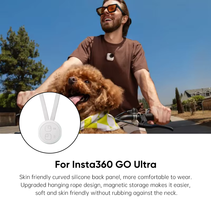 Pendentif magnétique d'origine Insta360 pour accessoires insta 360 GO ULTRA