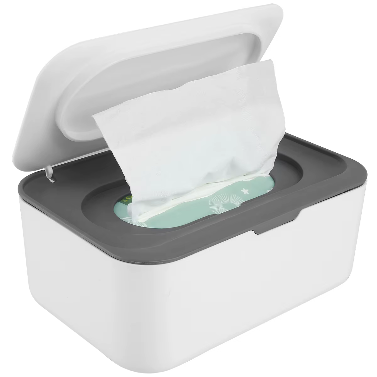 1 Boîte Distributrice de Lingettes Humides Portable avec Couvercle, Boîte de Rangement pour Lingette
