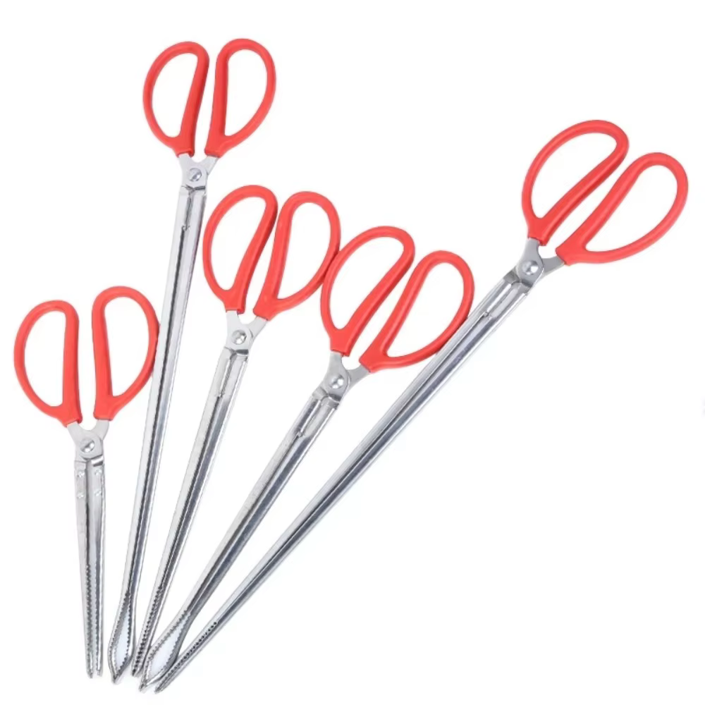 Pinces multifonctions en acier inoxydable, poignée rouge, pince à dents antidérapante pour l'extérie