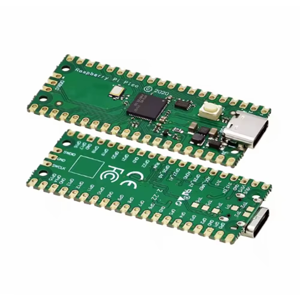 Carte de développement Raspberry Pi Pico originale, Pico ou Pico H avec connecteur à broches, compat