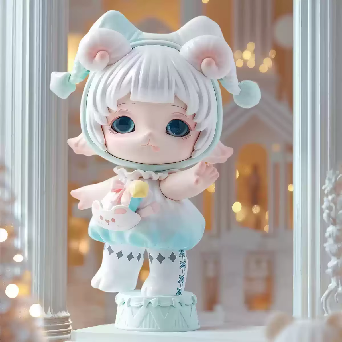 Véritable boîte aveugle Mimia série de musée jouet belle boîte mystère Mimia modèles à collectionner