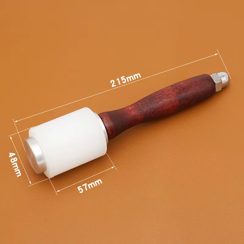 Marteau à maillet en cuir, travail du cuir et marteau à tête en Nylon pour bricolage fait à la main,