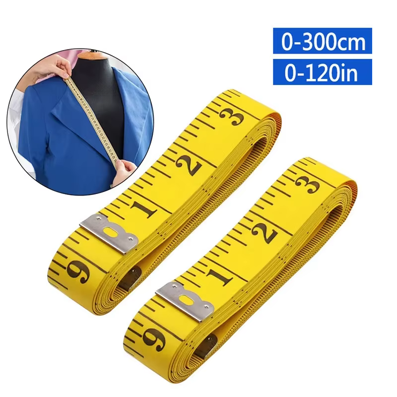 Bande PVC souple Portable 300 Cm 120 pouces, règle en cuir de 3m, échelle de hauteur du corps, outil
