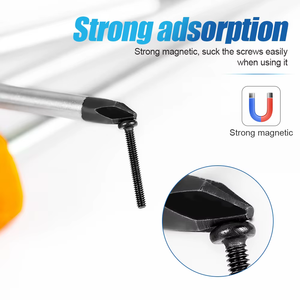 NINDEJIN – tournevis électrique magnétique, 1 pièce, outils, PH0 PH1 PH2 PH3 CR-V, tournevis phillip