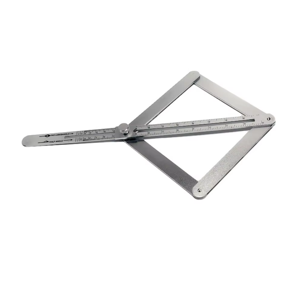 Détecteur d'angle de mesure d'angle avec échelle claire, rapporteur d'angle multi-angle en alliage d