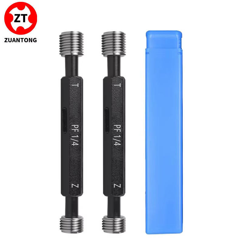 Jeu de 1 pièce : Jauge de filetage/tige de calibrage pour tuyaux PF – Mesure PF1/16, 1/8, 1/4, 3/8, 
