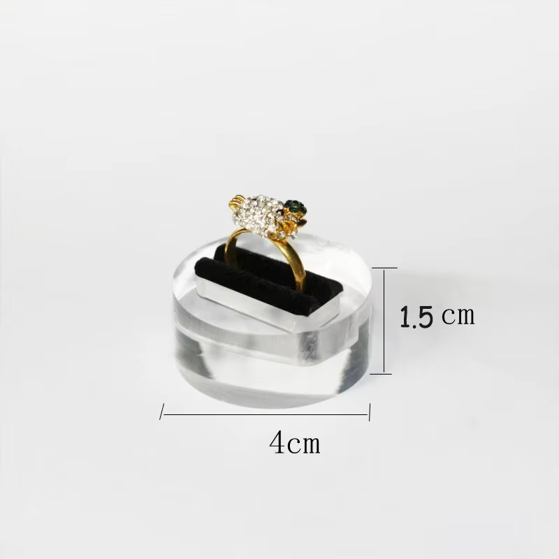 Présentoir de bagues personnalisé, organisateur de bijoux, support d'accessoires pour bijoux, platea